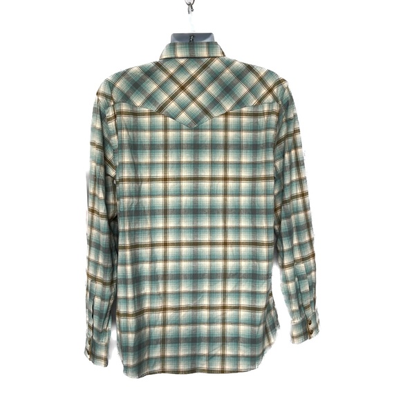 Pendleton Shirt Cotton Flannel Button Down Long Sleeve Pockets Sz L Tartan Plaid - Picture 3 of 7